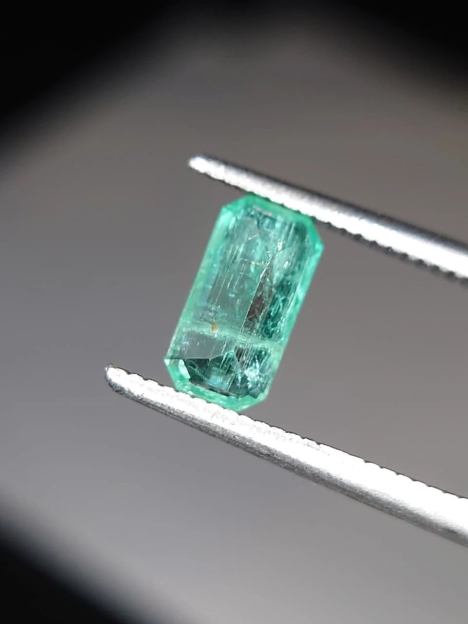0.7ct Natural Emerald Faceted Panjshir Emerald from Afghanistan — view 2